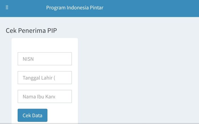 Penerima pip cek kemdikbud sma bantuan layar tangkap halaman lupa smp siapkan jangan