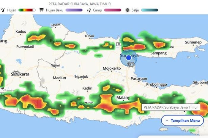 Cuaca surabaya hari ini