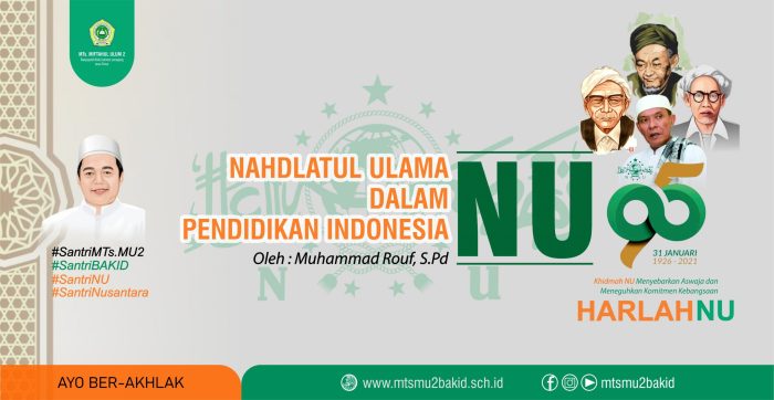 Kritik dan saran terhadap program-program Nahdlatul Ulama untuk pemuda