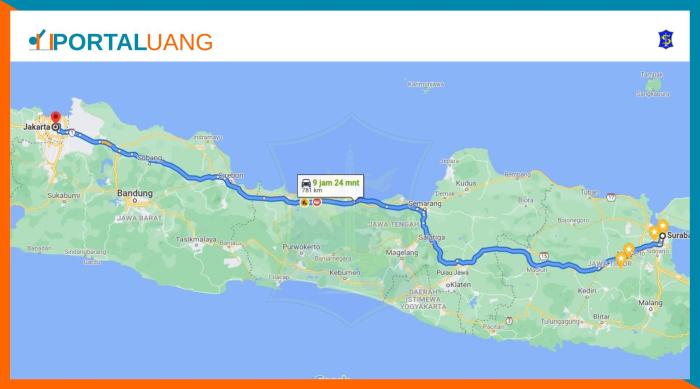 Surabaya tol butuh duit berapa pakai dari andhika infografis