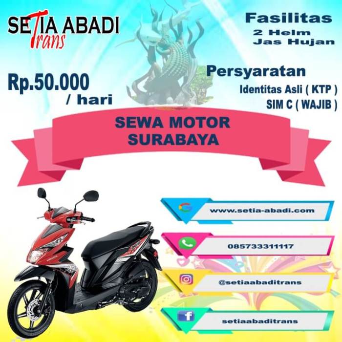 Sewa motor surabaya