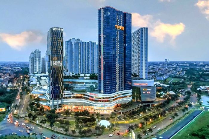 Surabaya mall pakuwon four points hotel sheraton connected indonesia indah biggest hotels one big picture online