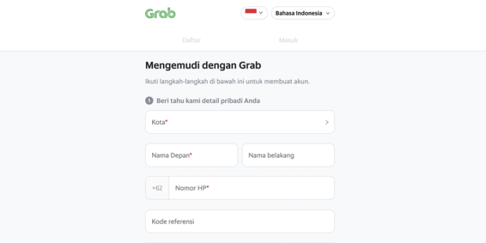 Cara daftar driver grab surabaya