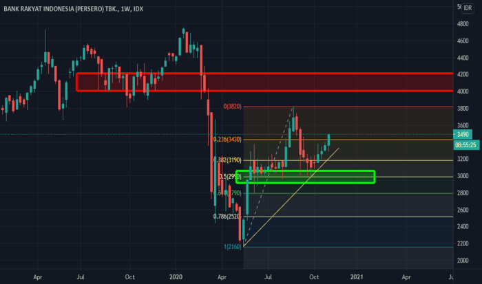 Grafik harga saham bbri 5 tahun terakhir