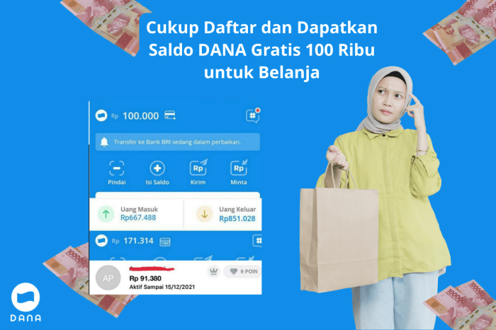 Cara mendapatkan saldo Dana gratis dan aman