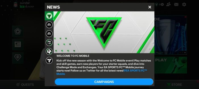 Kode redeem terbaru untuk game EA FC Mobile