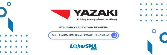 Info lowongan kerja otomotif surabaya