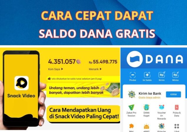 Cara mendapatkan saldo Dana gratis dan aman