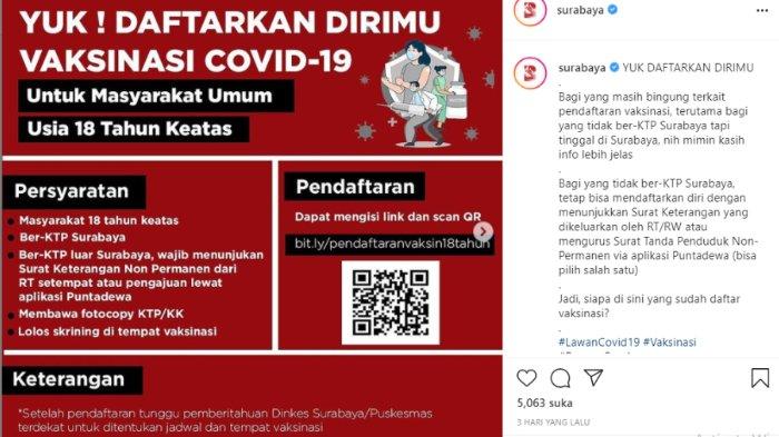 Cara daftar vaksin online surabaya